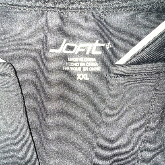 JOFIT Womens Placket Mock Neck Golf Top - Black XXL - Picture 8 of 12